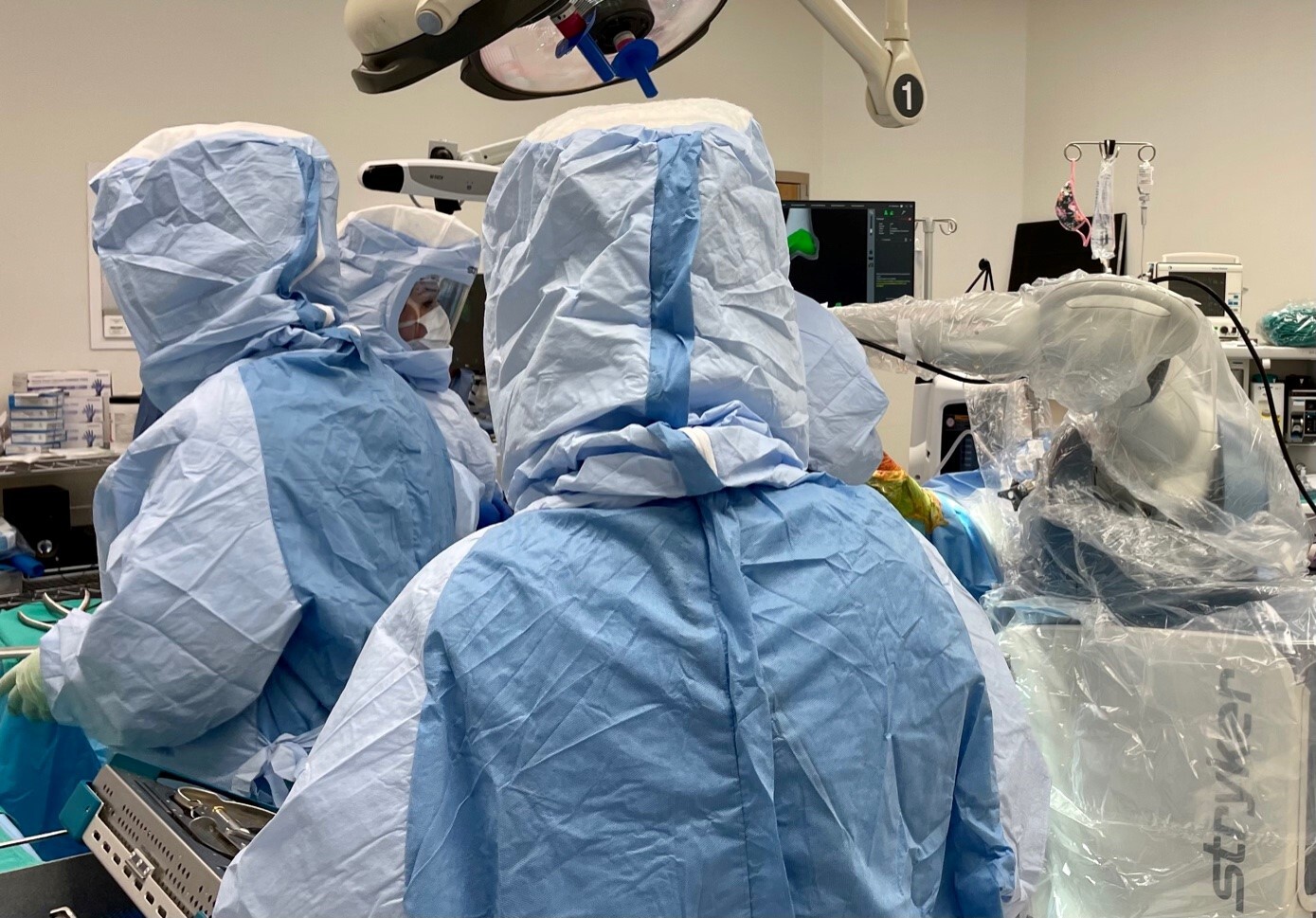 CHPSC robotic total joint replacement procedure with Dr. Karl Pankratz